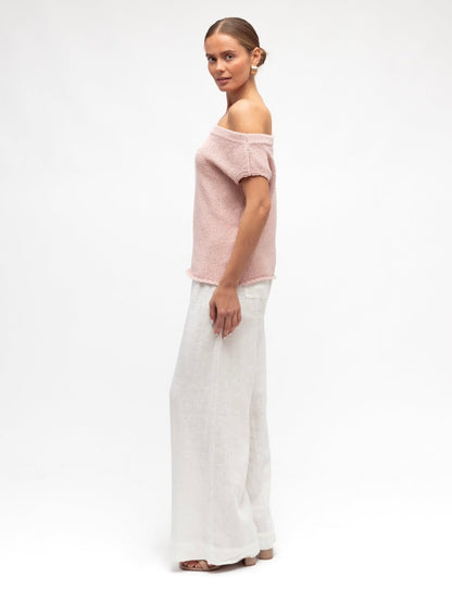 The Sienna Knit Top - Blush