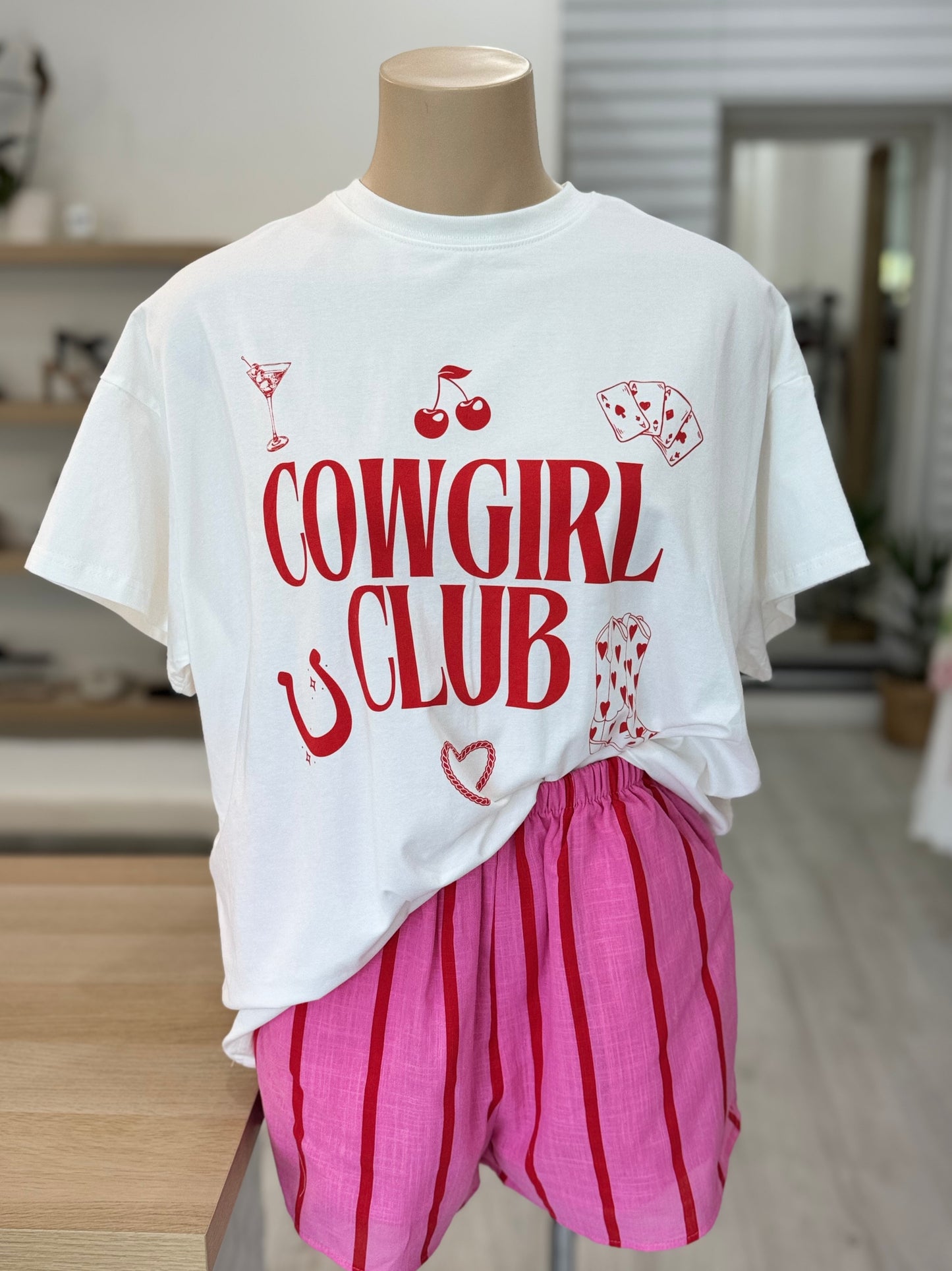 Cowgirl Club T-Shirt Set