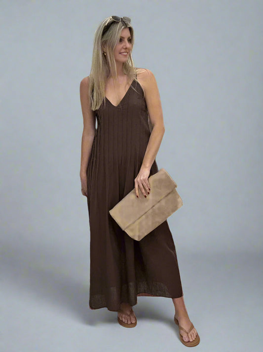 The Wilder Maxi Dress -  Chocolate
