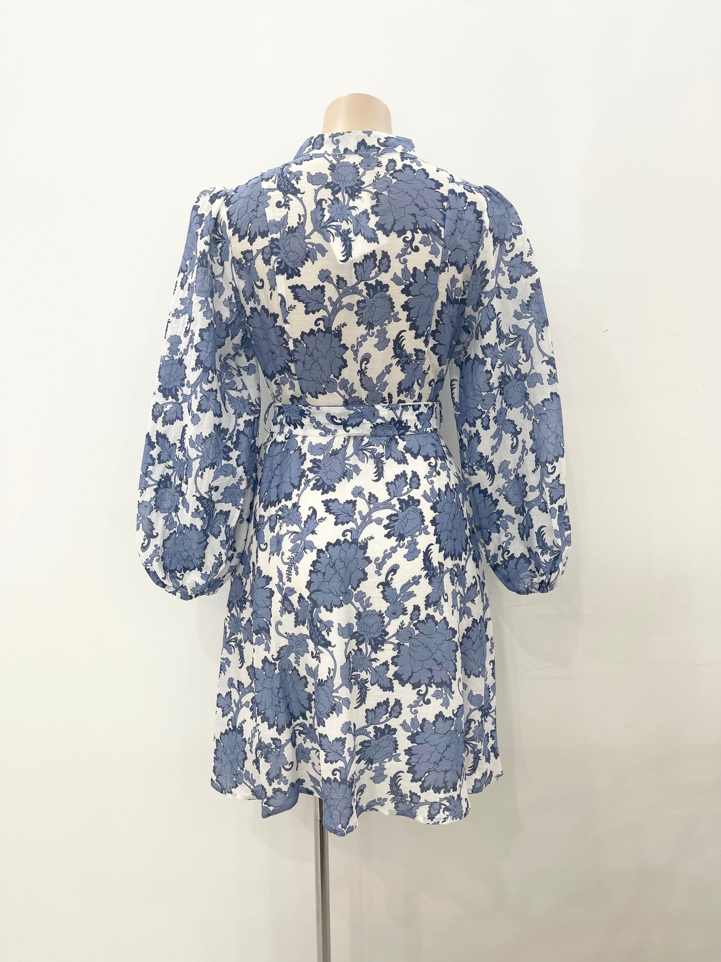 Calypso Mini Dress - Blue Floral