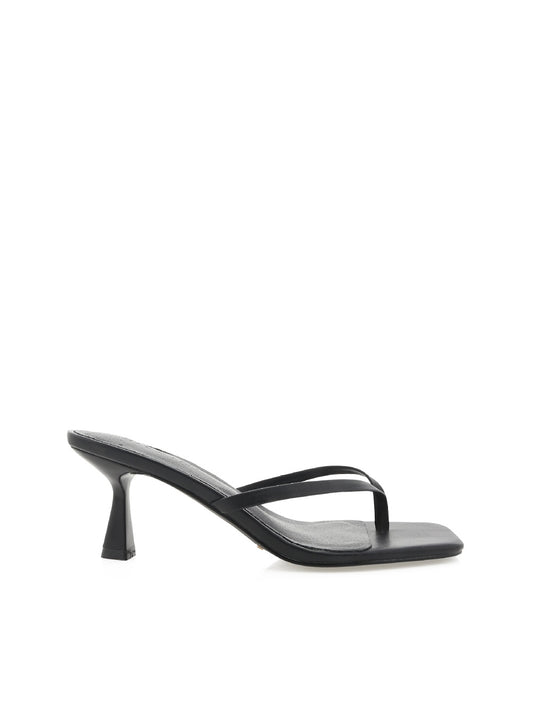 Xami Billini Thong Heels - Black