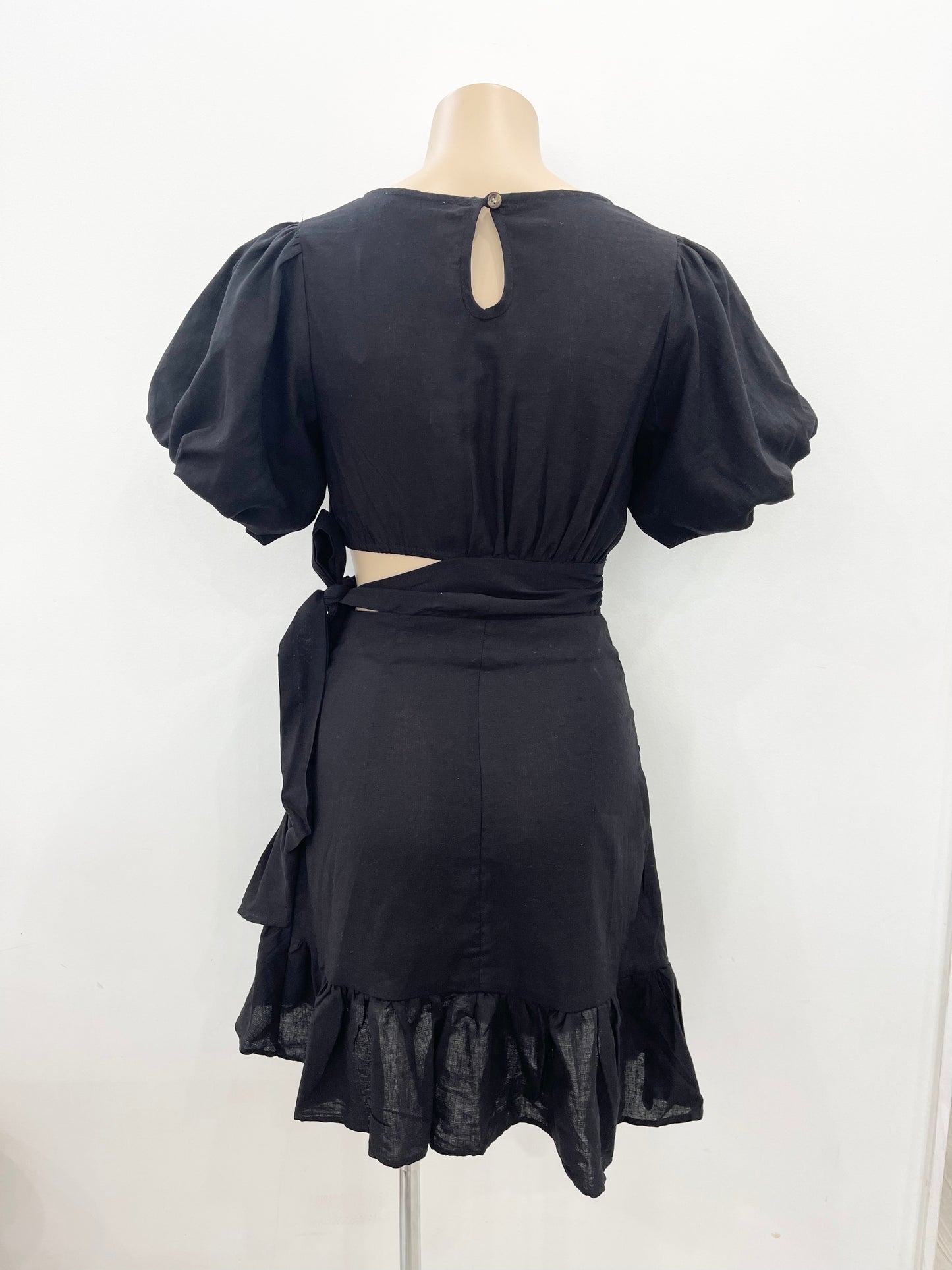 The April  Mini Dress - Black