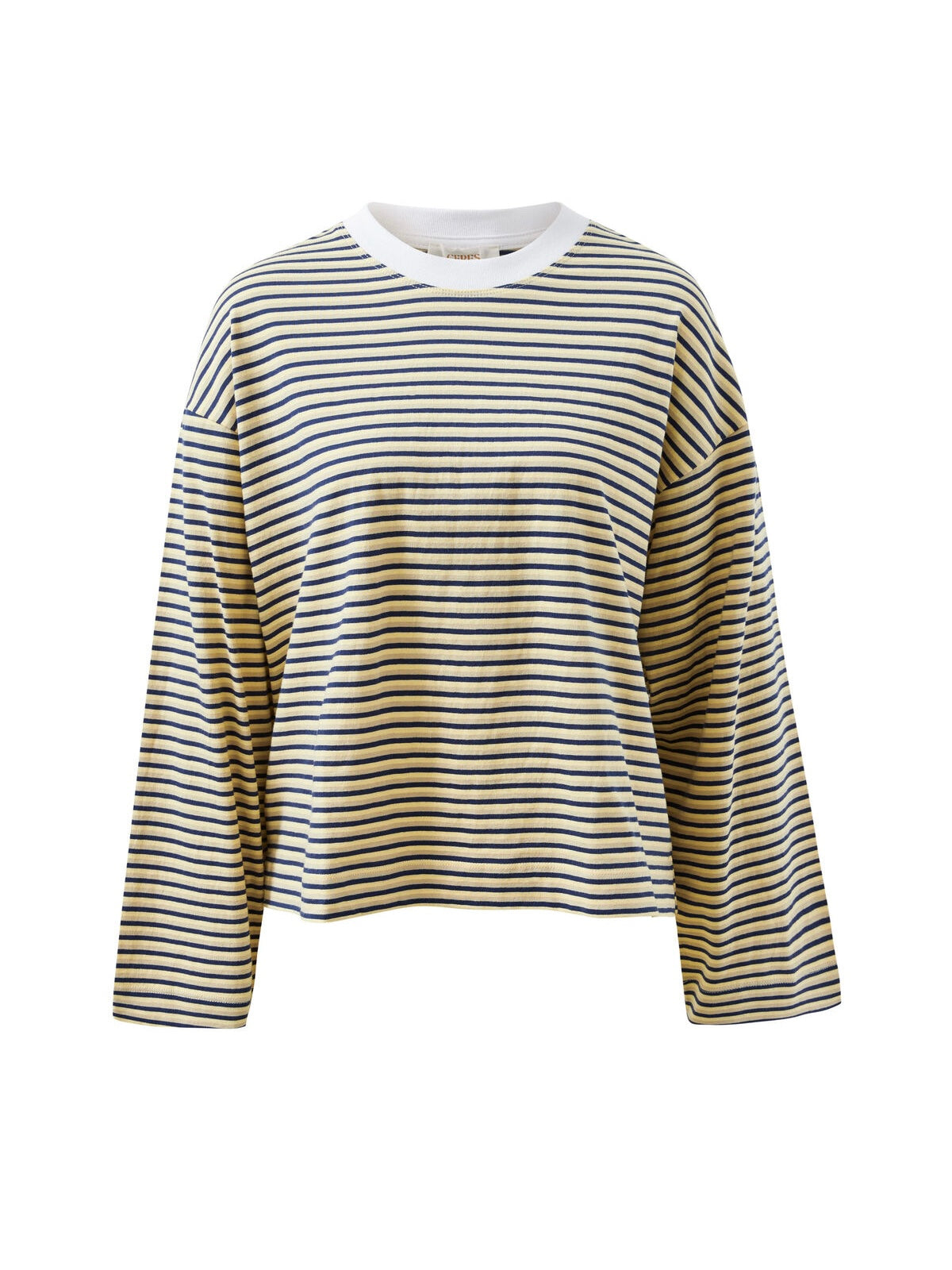 The Beau Long Sleeve Tee | Heritage Navy / Butter / Stone Stripe