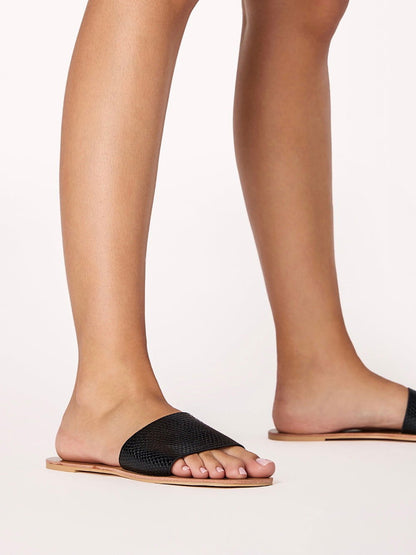 Henrik Billini Shoes - Black Scale - WANTED AND WILD