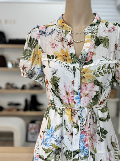 The Anna Dress - Lily Floral
