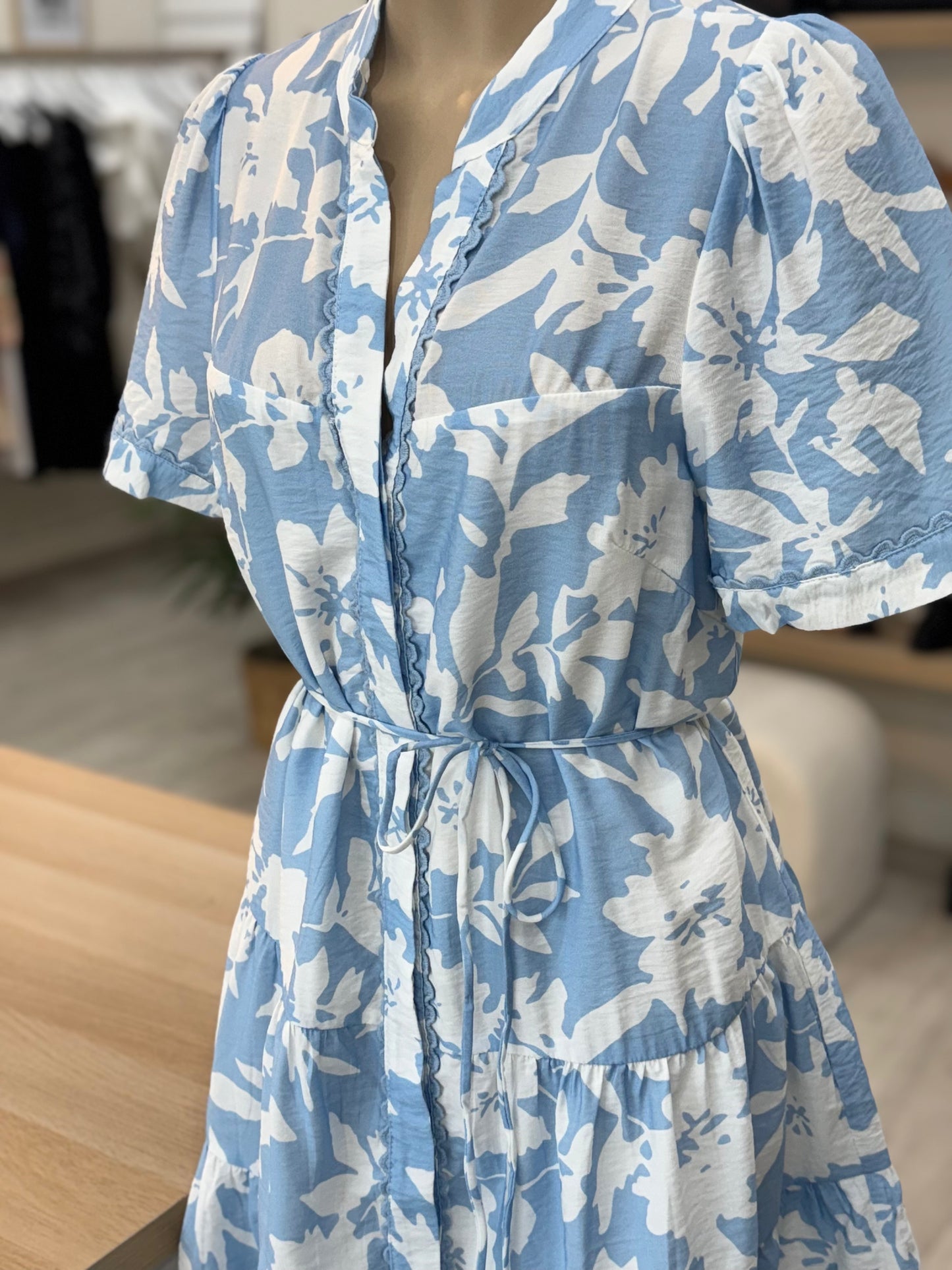 The Cara Dress - Sky Blue