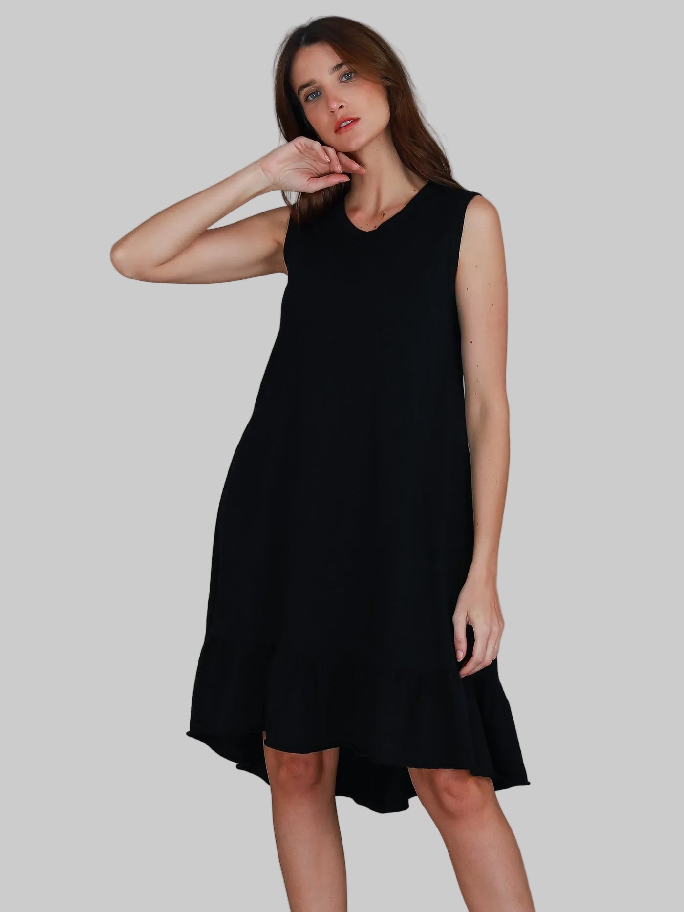 Hillary Tunic Dress - Black