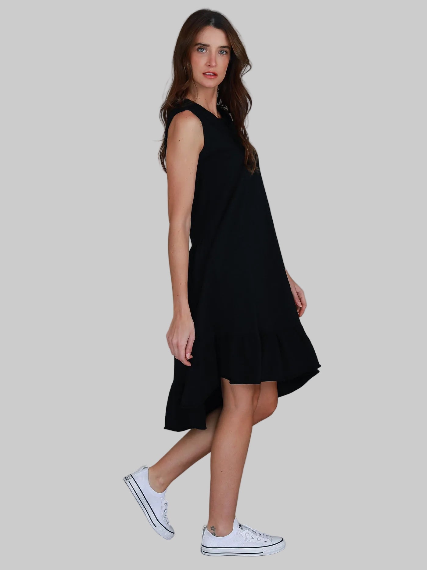 Hillary Tunic Dress - Black