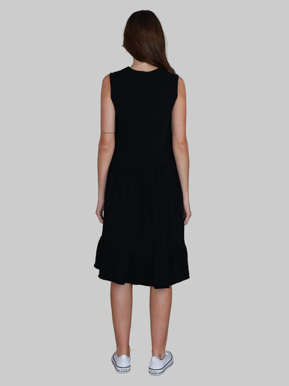 Hillary Tunic Dress - Black