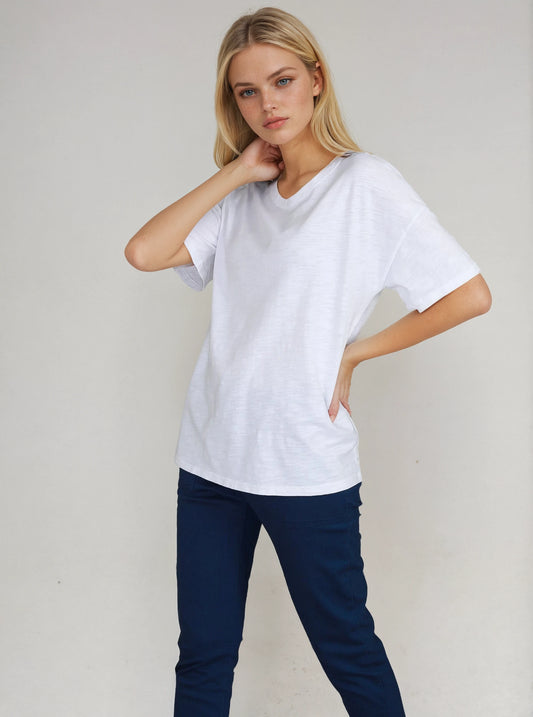 The Carrie Boyfriend Tee - White