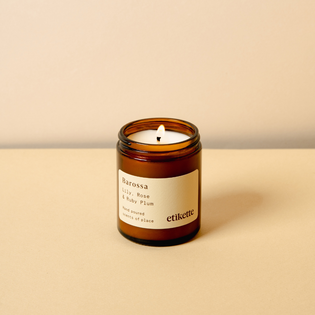 Etikette  | Australian Soy Wax Candle | Wanted and Wild Gymea | 175ml 40+ Hrs