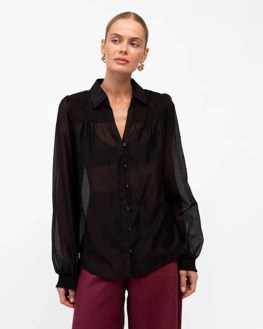 The Katya Blouse | Black