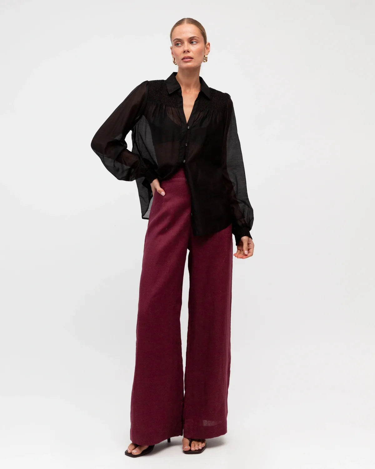 The Katya Blouse | Black