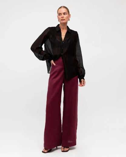 The Katya Blouse | Black