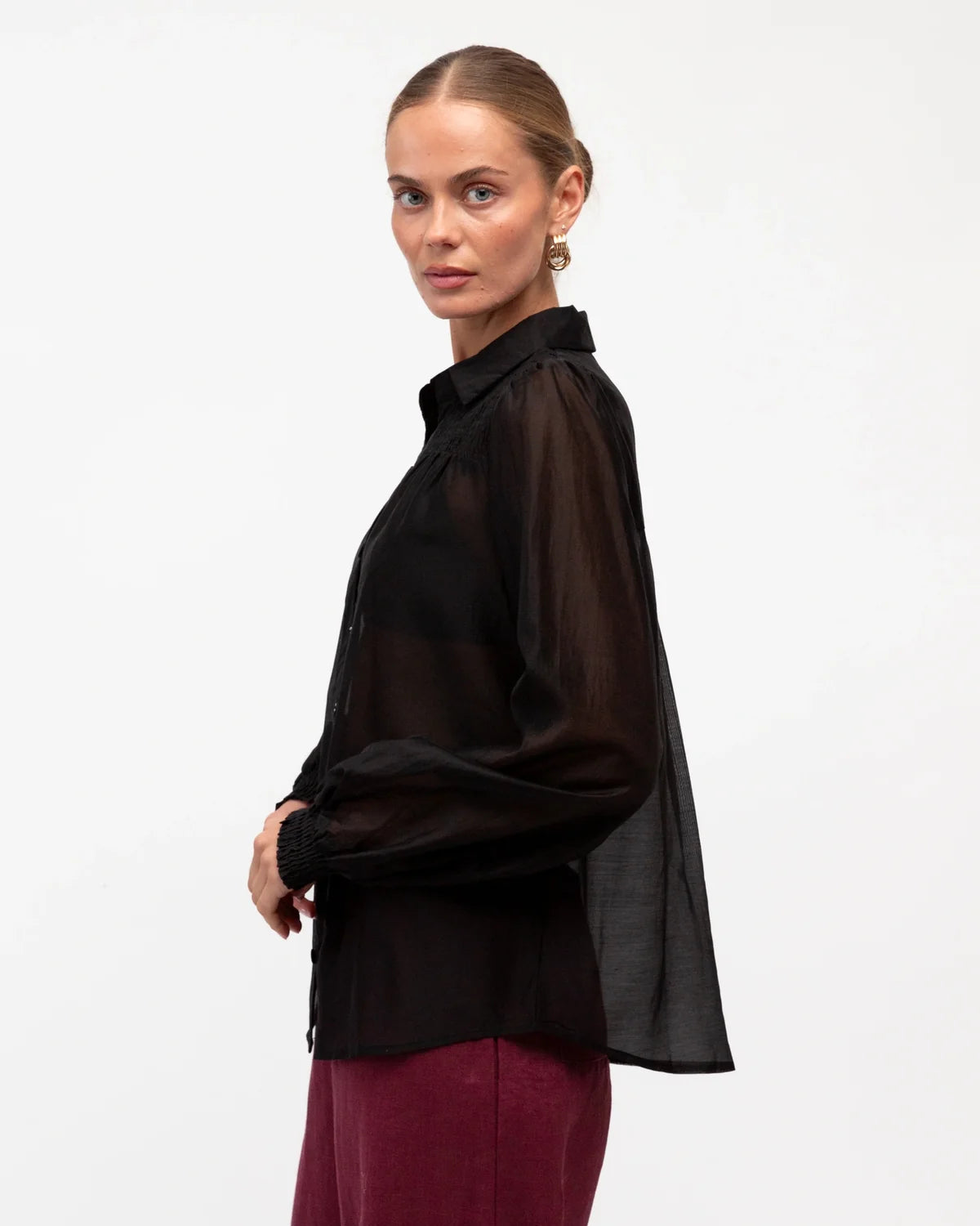 The Katya Blouse | Black