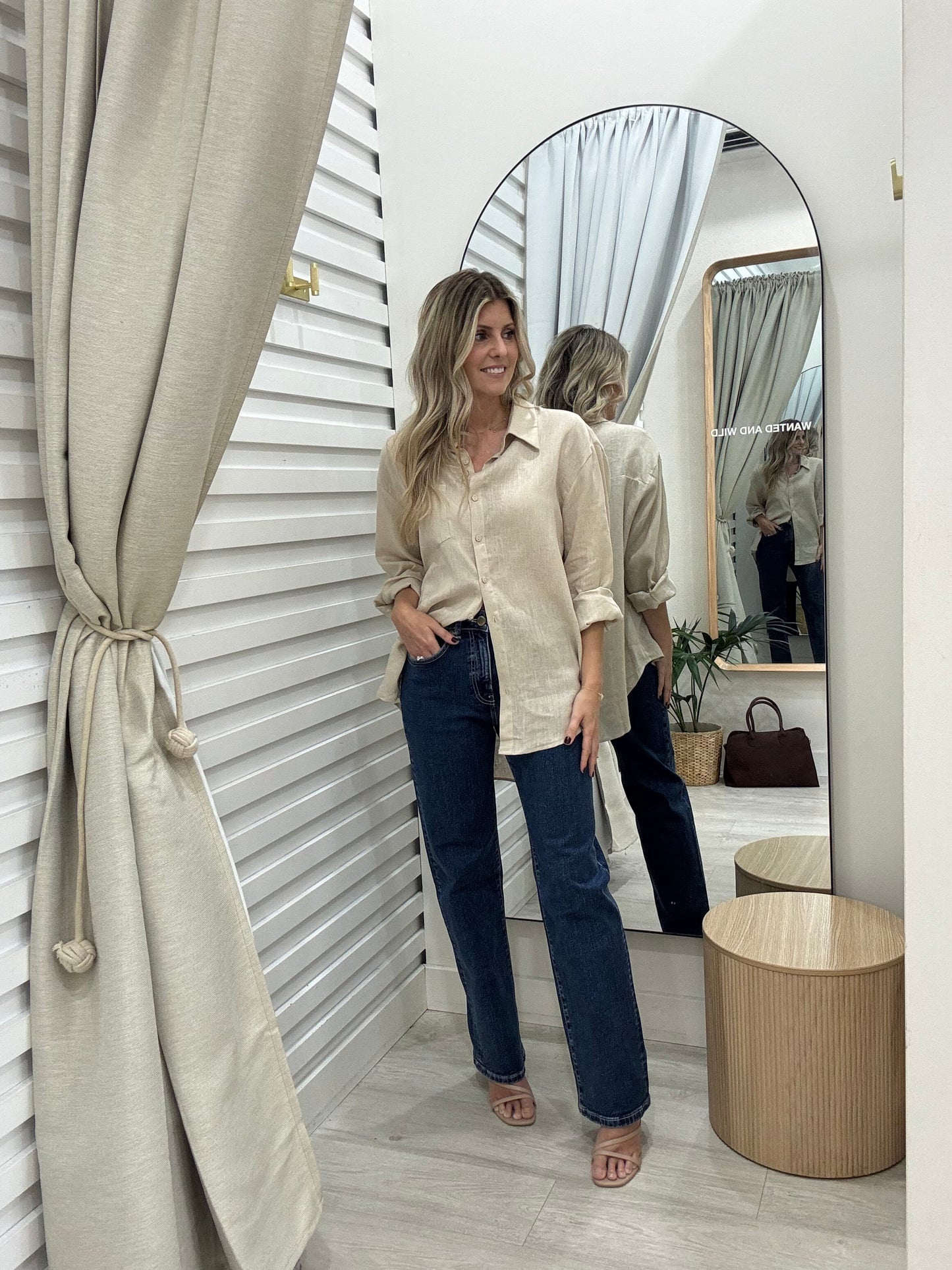 Atlas Oversized Shirt - Oatmeal