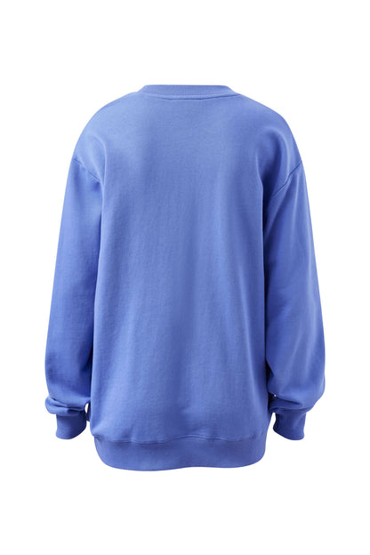 The Isla Ceres Logo Jumper -  vintage blue pink clay burnt toffee heritage