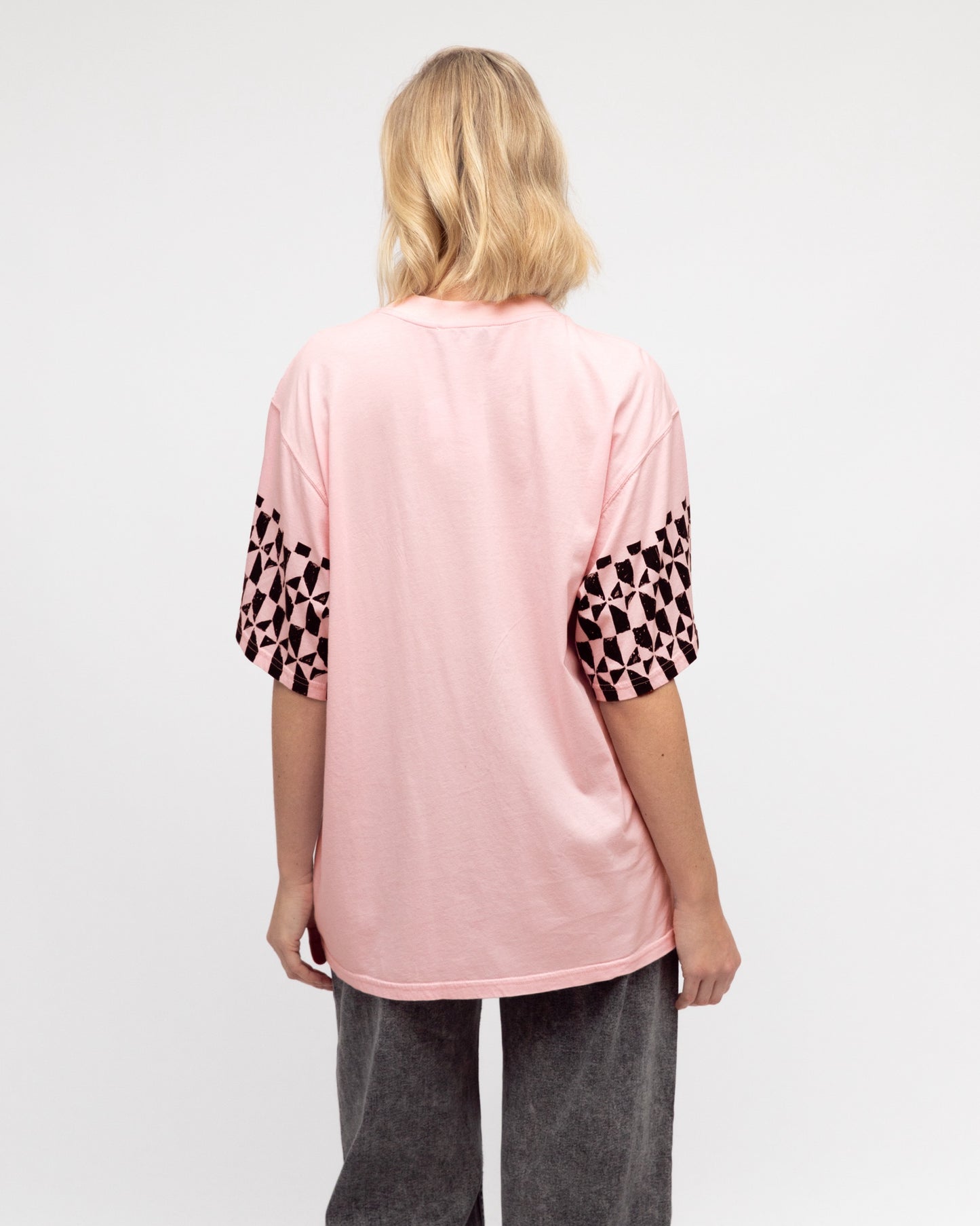 All Along You Were Blooming Tee - Pale Pink
