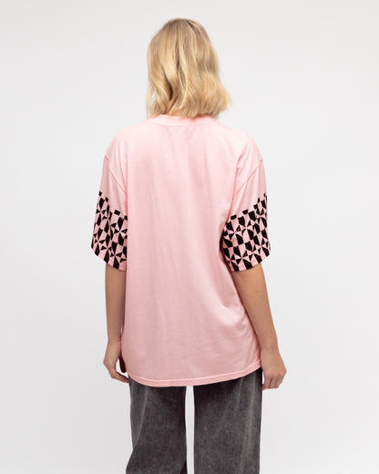 All Along You Were Blooming Tee - Pale Pink
