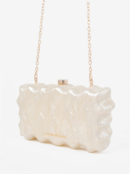 The Seashell Evening Clutch