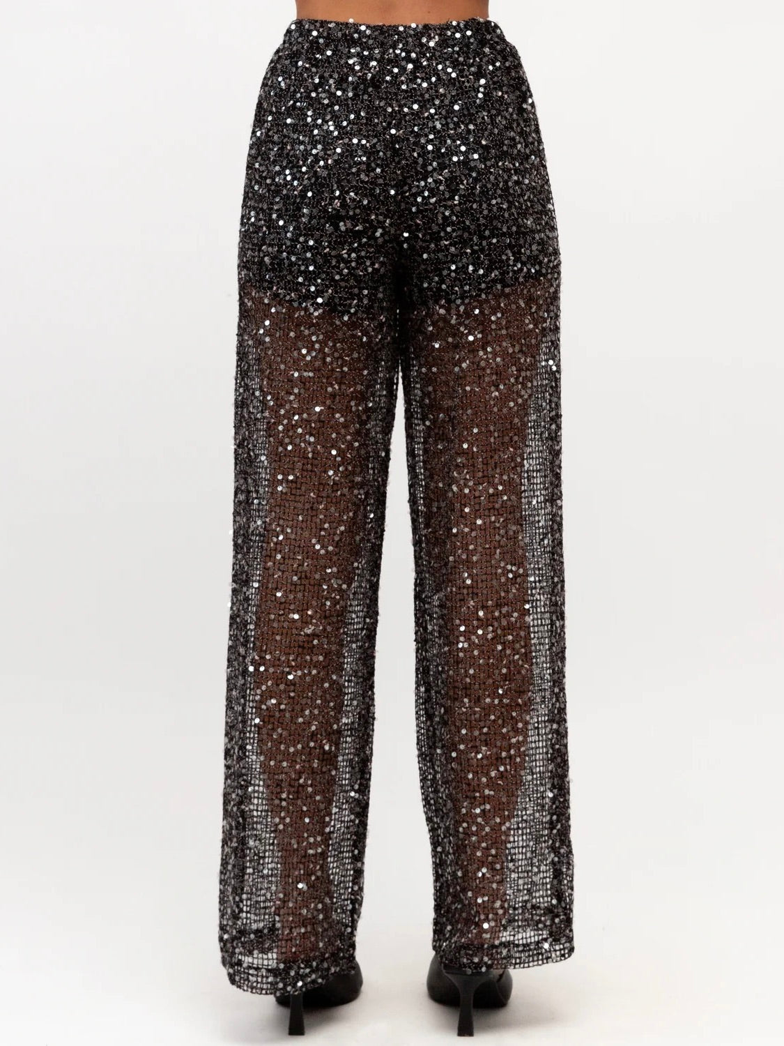 The Stardust Pants | Black Sequin