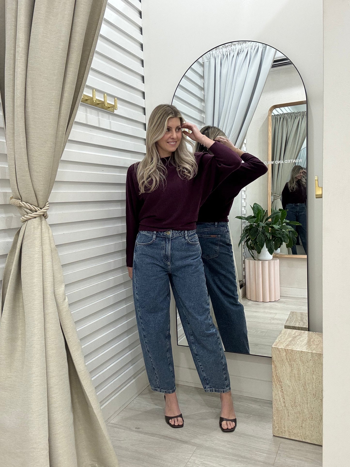 The Montana Knit Jumper | Dark Plum