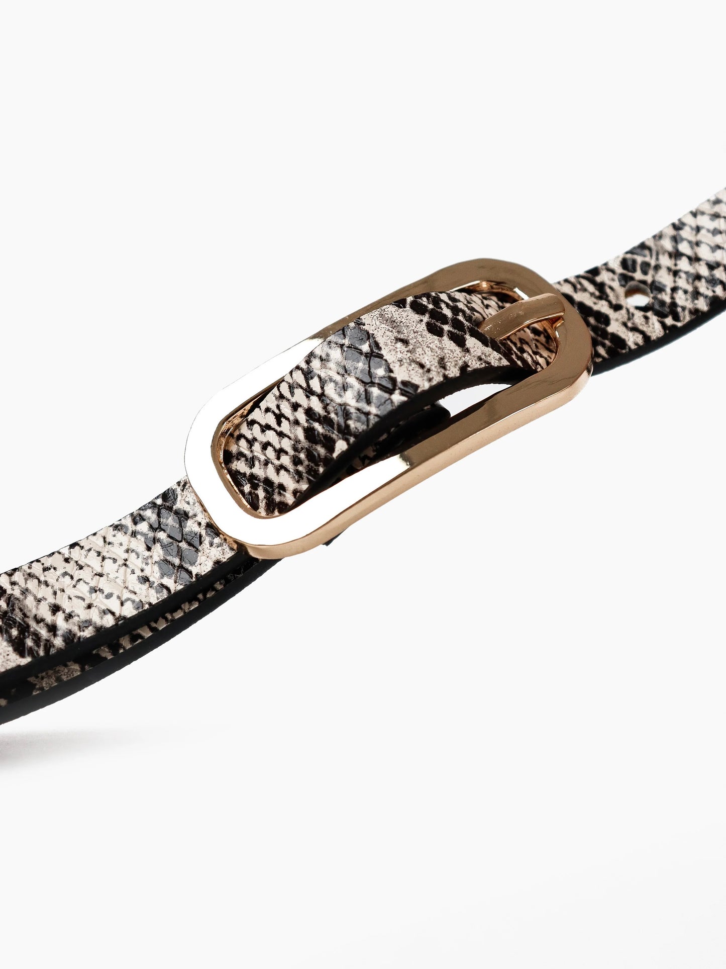 The Gigi Thin Belt - Snakeprint