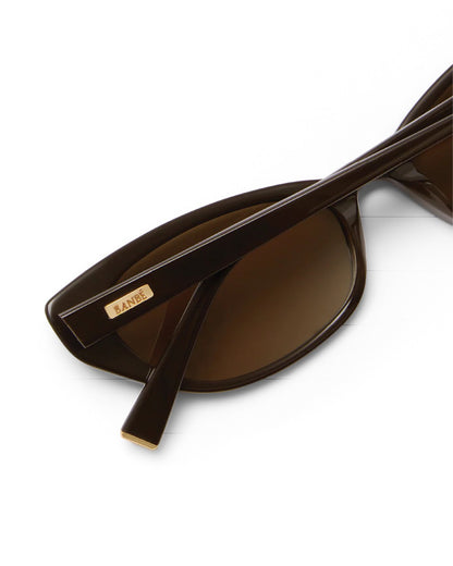 The Demi Sunglasses - Dark Cacao - Espresso