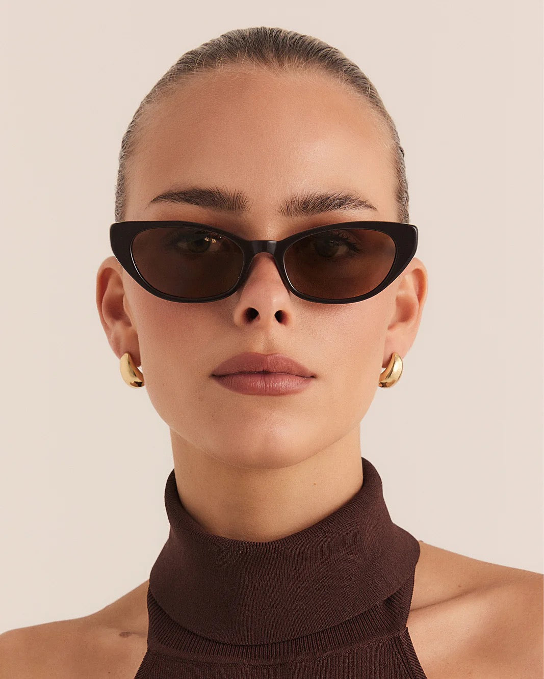The Demi Sunglasses - Dark Cacao - Espresso