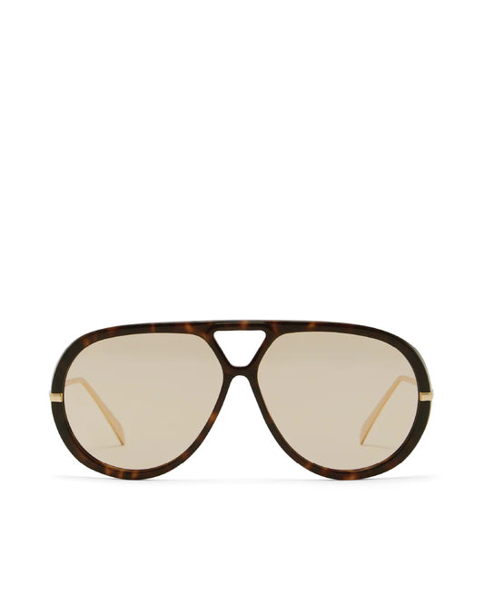 The Harley Sunglasses - Cacao Tort-Peach