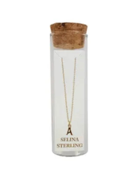 Initial Letter Necklace - WANTED AND WILD