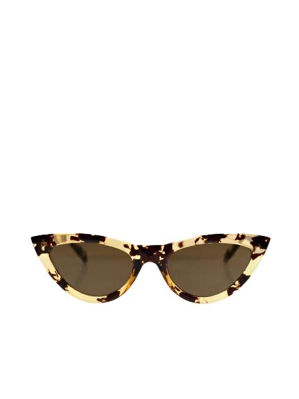 Kiss Kiss Reality Sunglasses - Honey Turtle - WANTED AND WILD