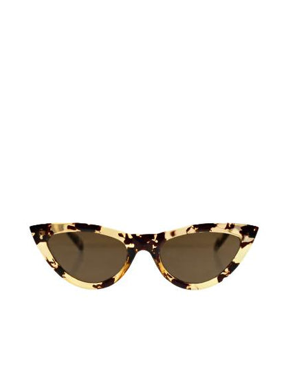 Kiss Kiss Reality Sunglasses - Honey Turtle - WANTED AND WILD