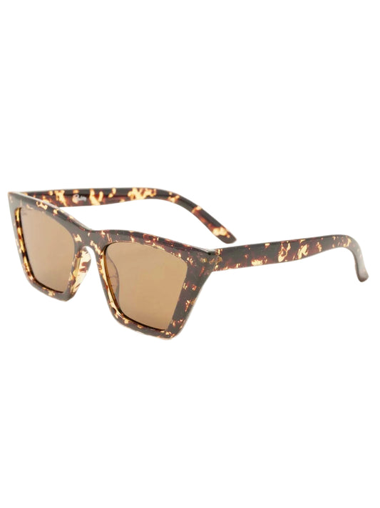 Lizette Reality Sunglasses - Honey Turtle - WANTED AND WILD