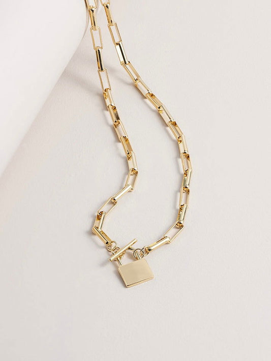 Lovelock Padlock Fob Necklace - WANTED AND WILD