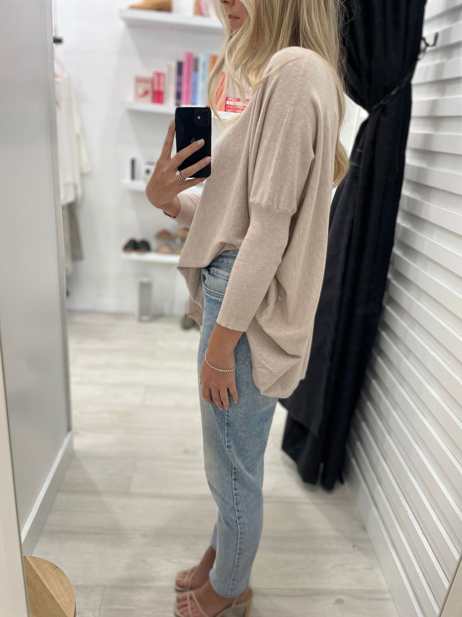 Mia Oversized Knitwear - Blush - WANTED AND WILD