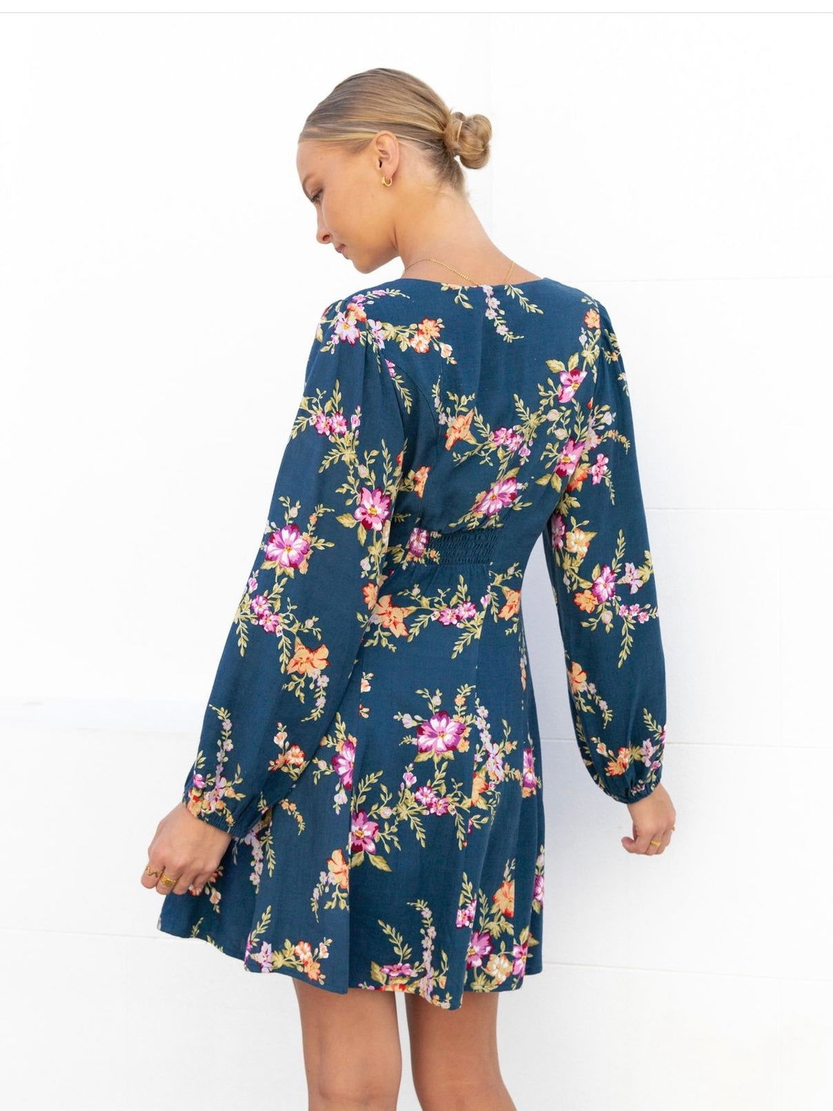 Nava Mini Dress - Maude Print - WANTED AND WILD