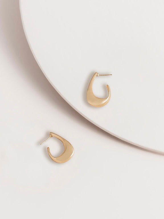 Odette Hoop Post Earrings - WANTED AND WILD