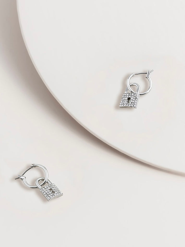 Paris Lock Earrings - WANTED AND WILD