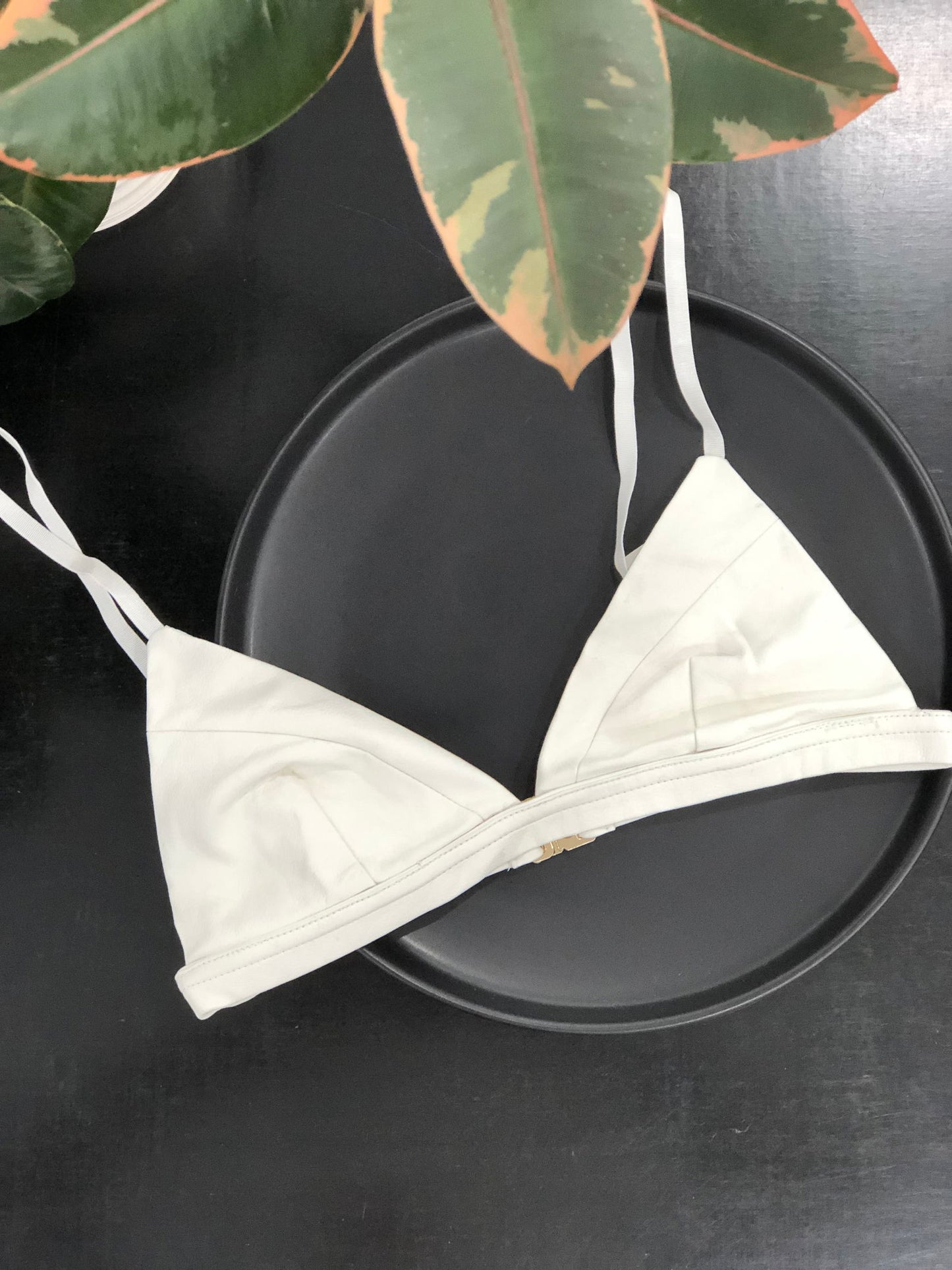 Plain Bralette - White - WANTED AND WILD