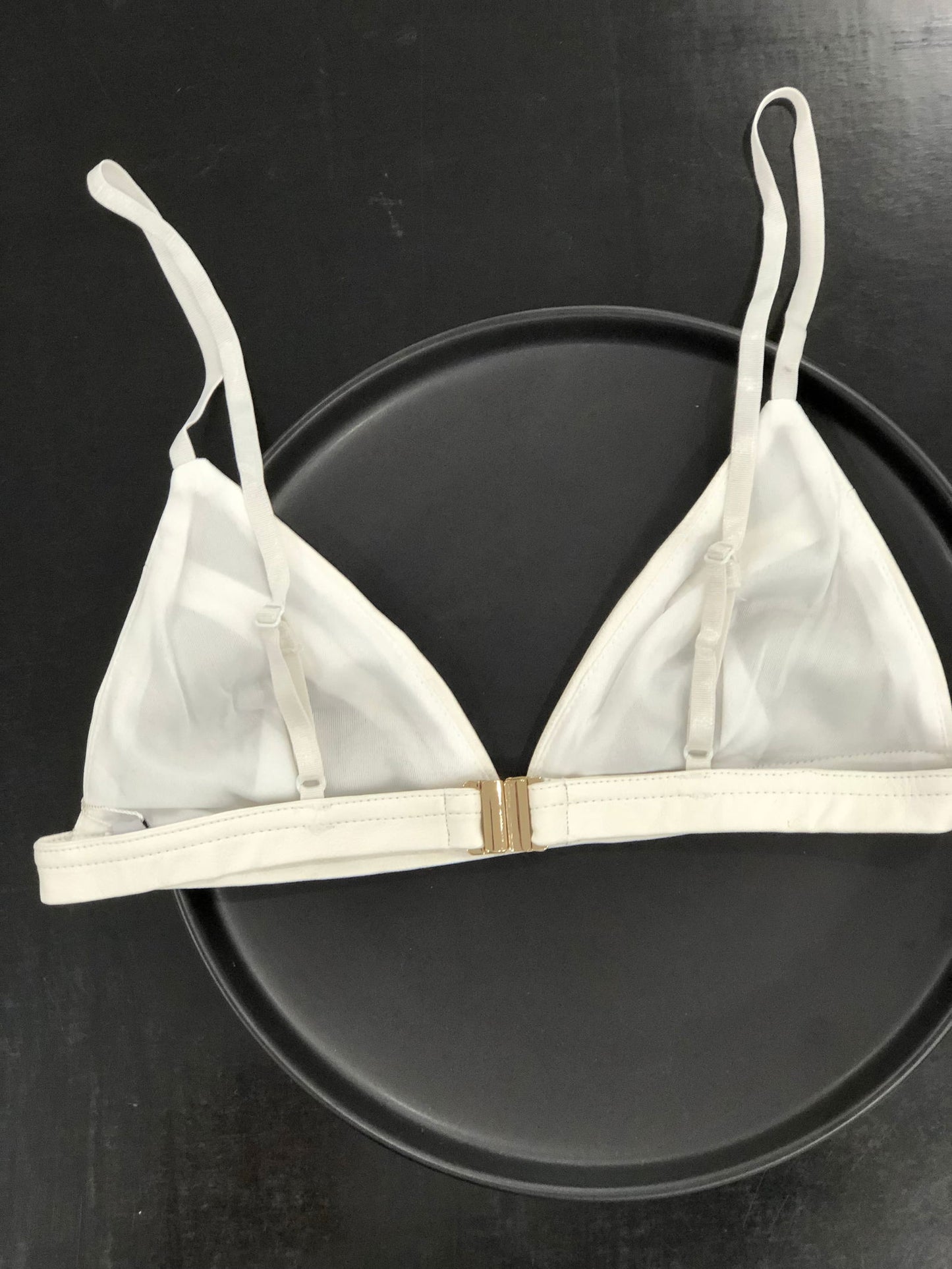 Plain Bralette - White - WANTED AND WILD