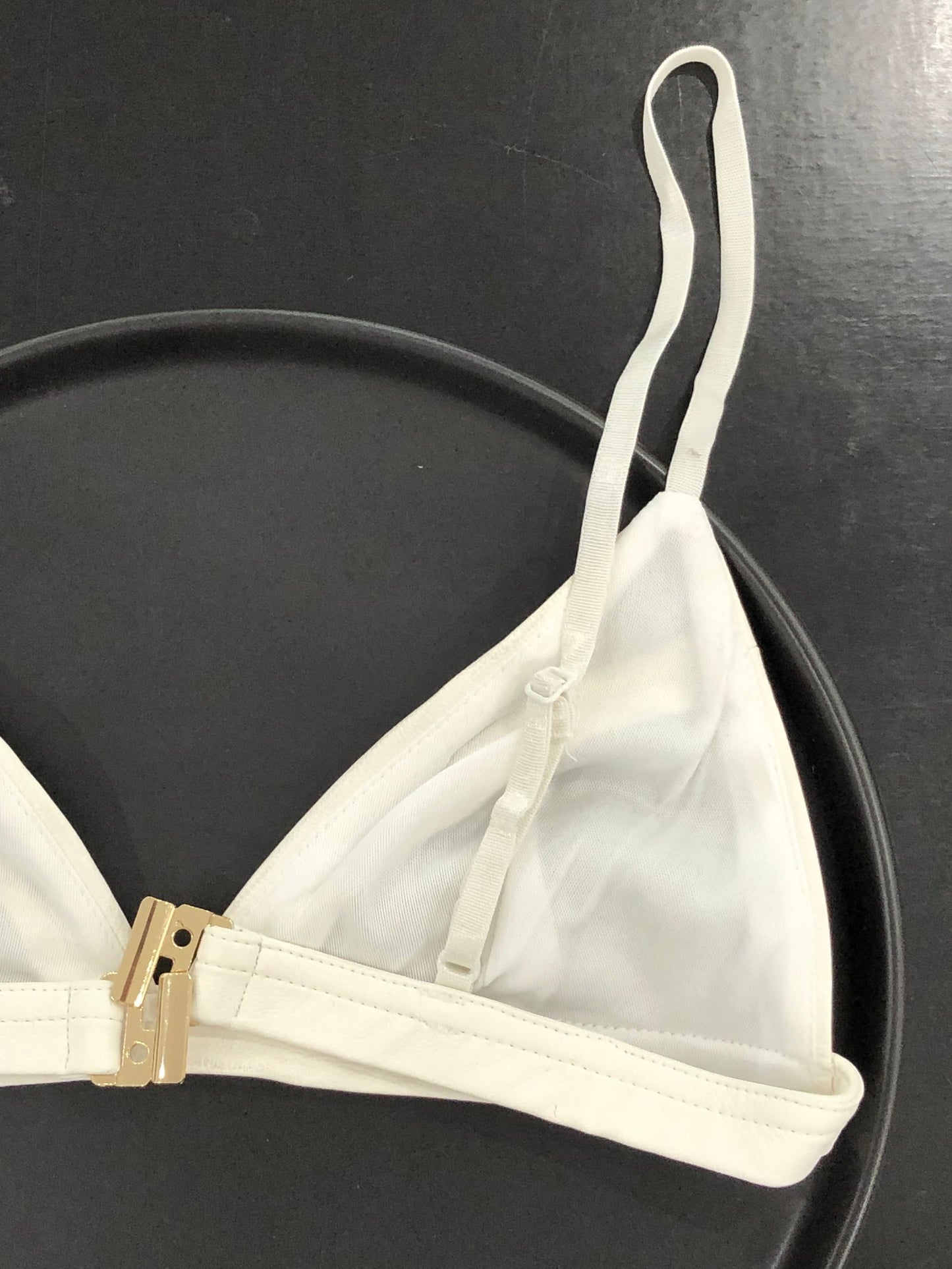 Plain Bralette - White - WANTED AND WILD