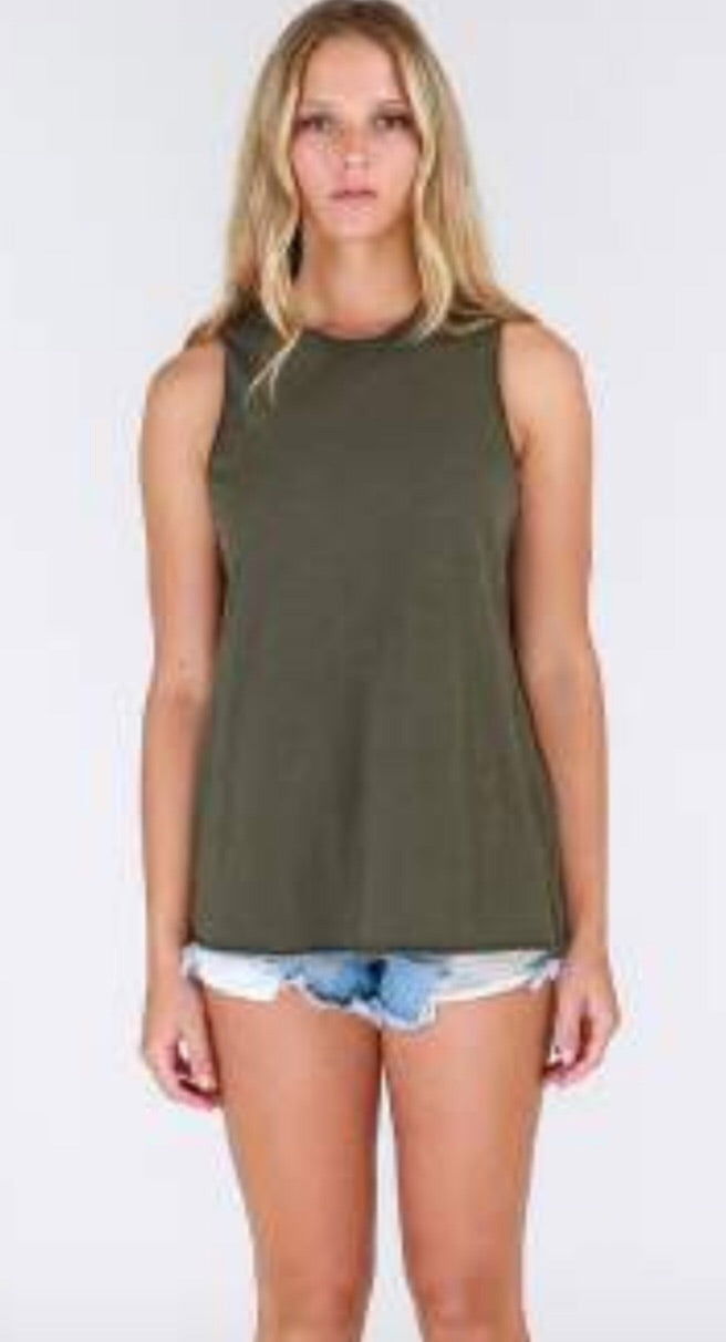 Rosedale Tank - Khaki - WANTED AND WILD