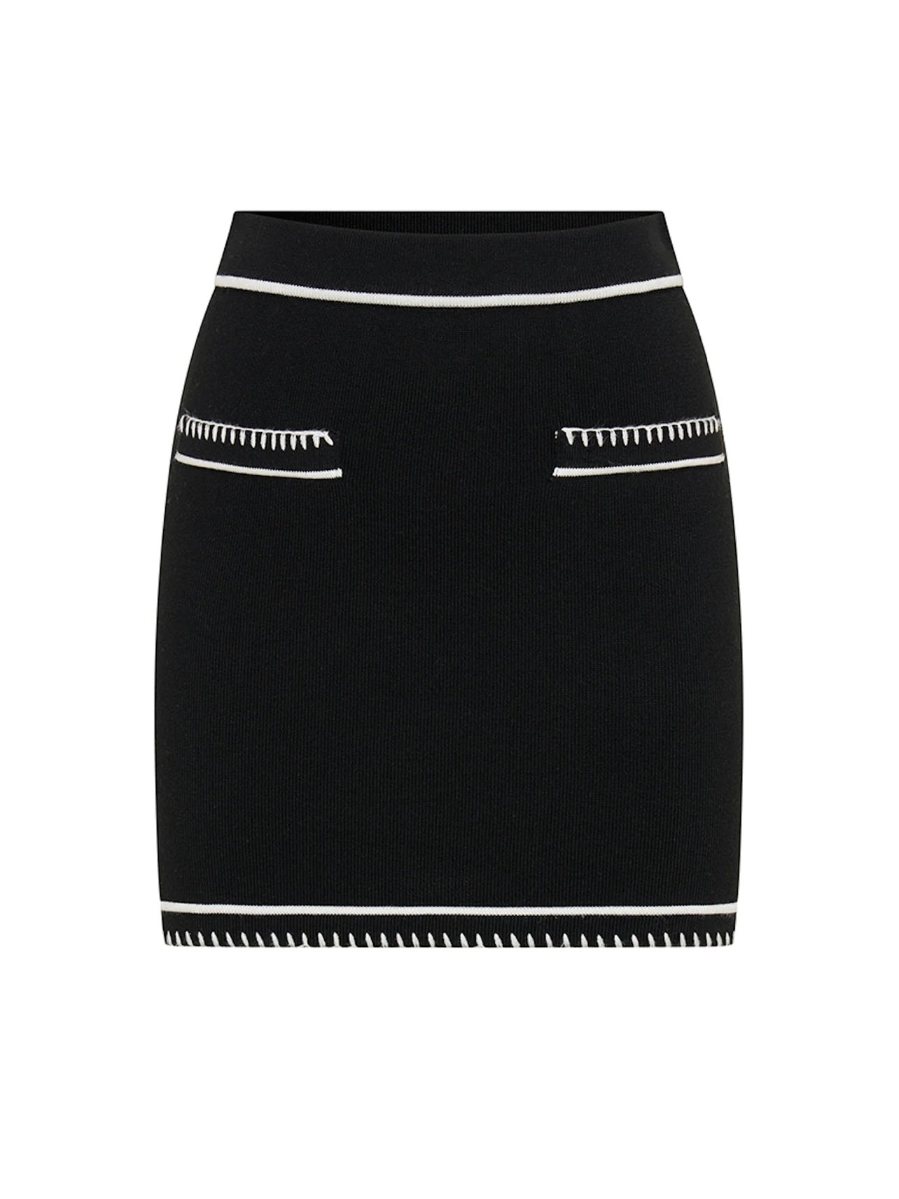 Sndys The Label Beverly Mini Skirt - Black - WANTED AND WILD