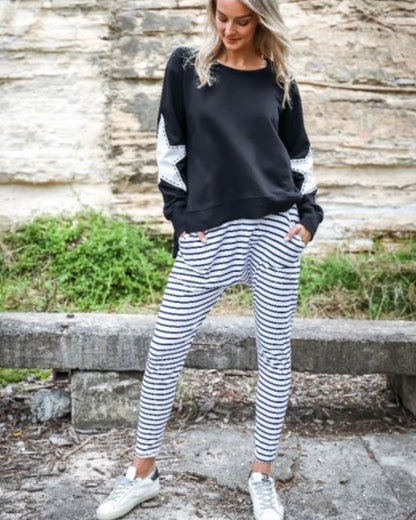 Stella Jogger 3rd Story - White Stripe - WANTED AND WILD