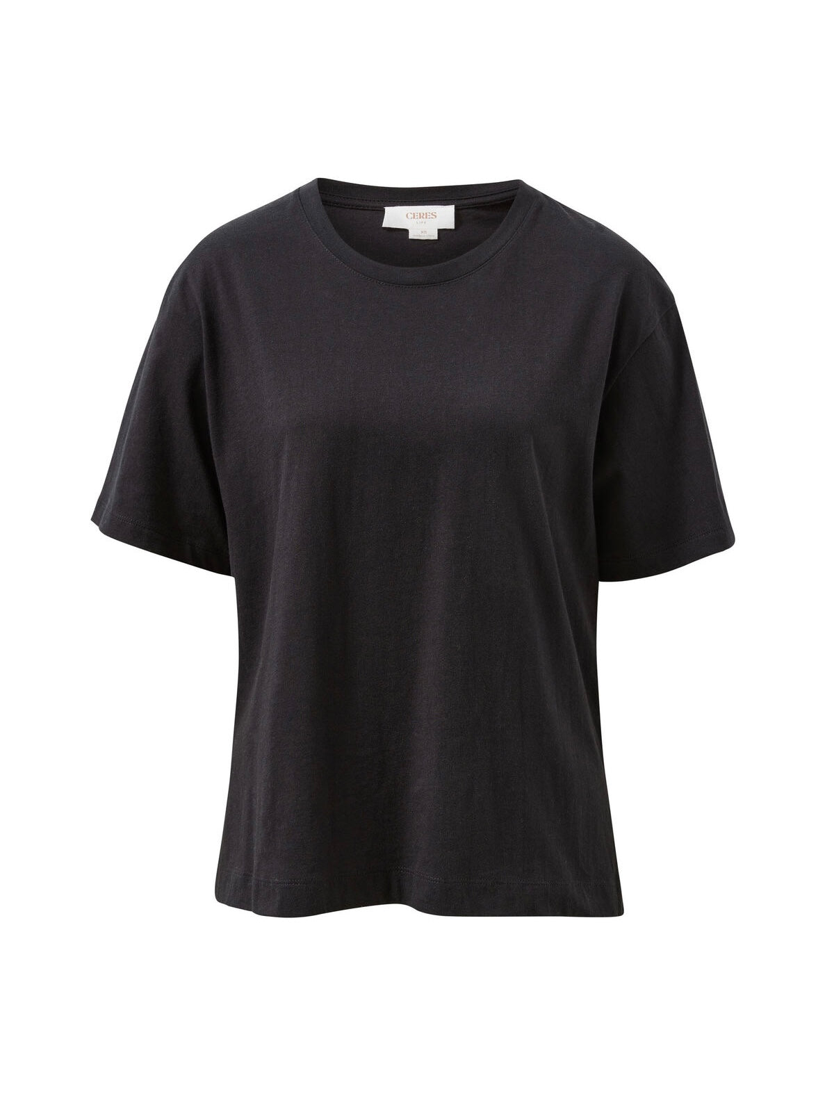 Black Ceres Life t-shirt on a white background at Wanted and Wild