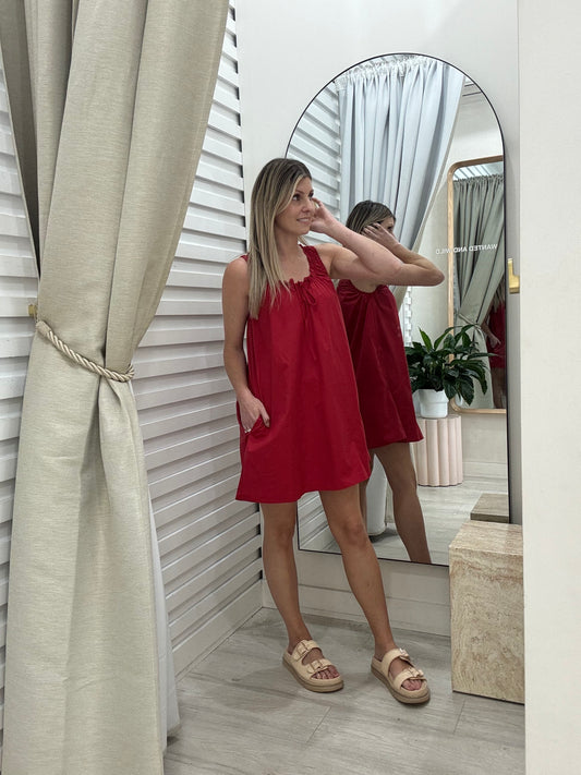 The Beck Dress | Red