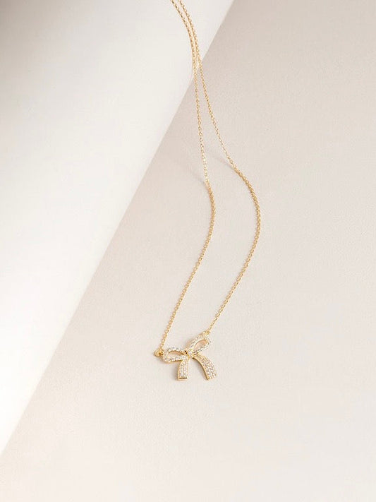 The Blair Bow Necklace - WANTED AND WILD