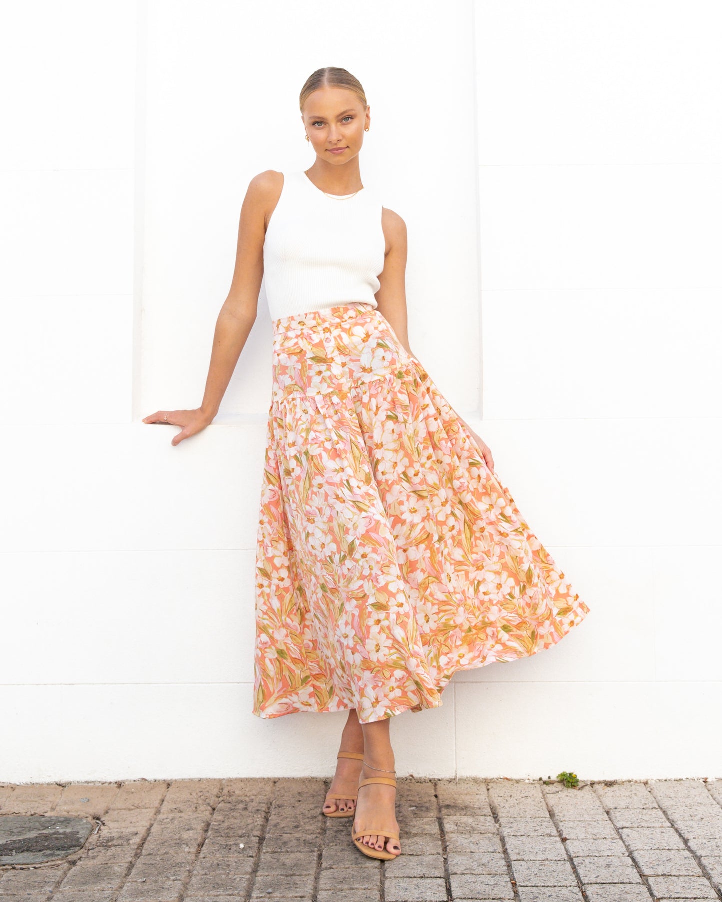 Alba Maxi Skirt - Floral