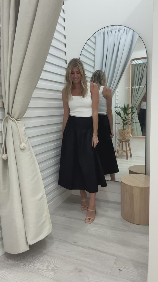 The Morgan Skirt - Black